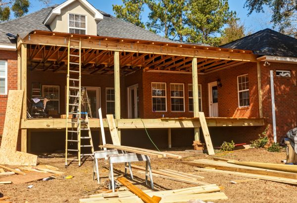 Porch Raising in Grand Blanc